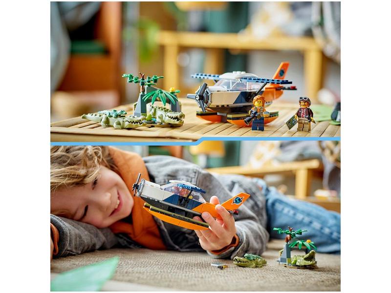 LEGO City Hidroavião Explorador da Selva 177 Peças 6+ 60425